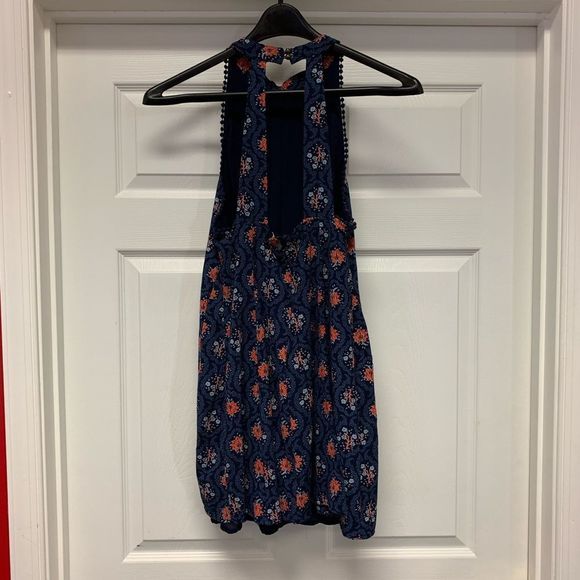 Altar’d State Halter Back Pom Pom Trimmed Dress sz L - Picture 6 of 8